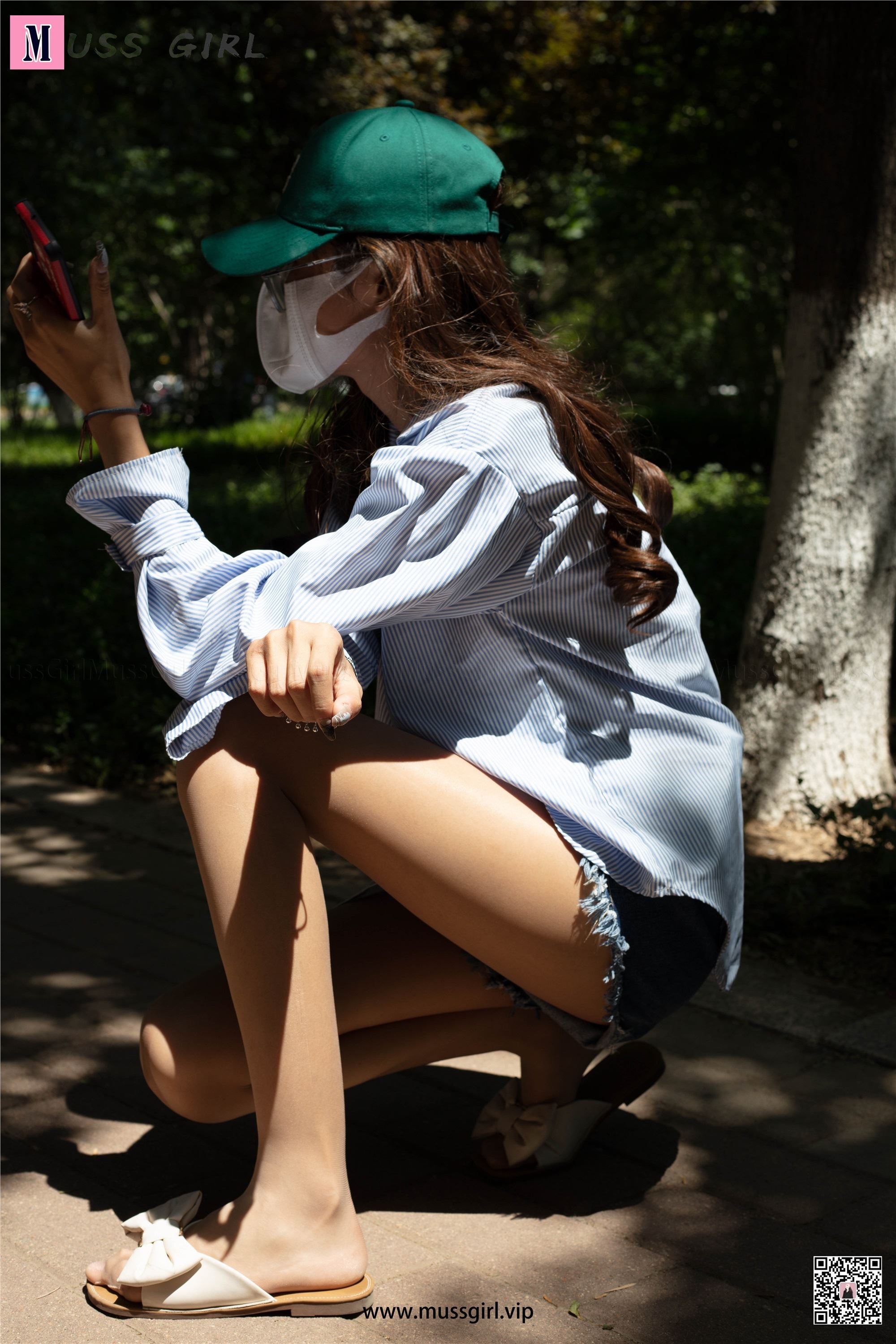 MussGirl慕丝女郎  NO.212 牛仔热裤肉丝美女2